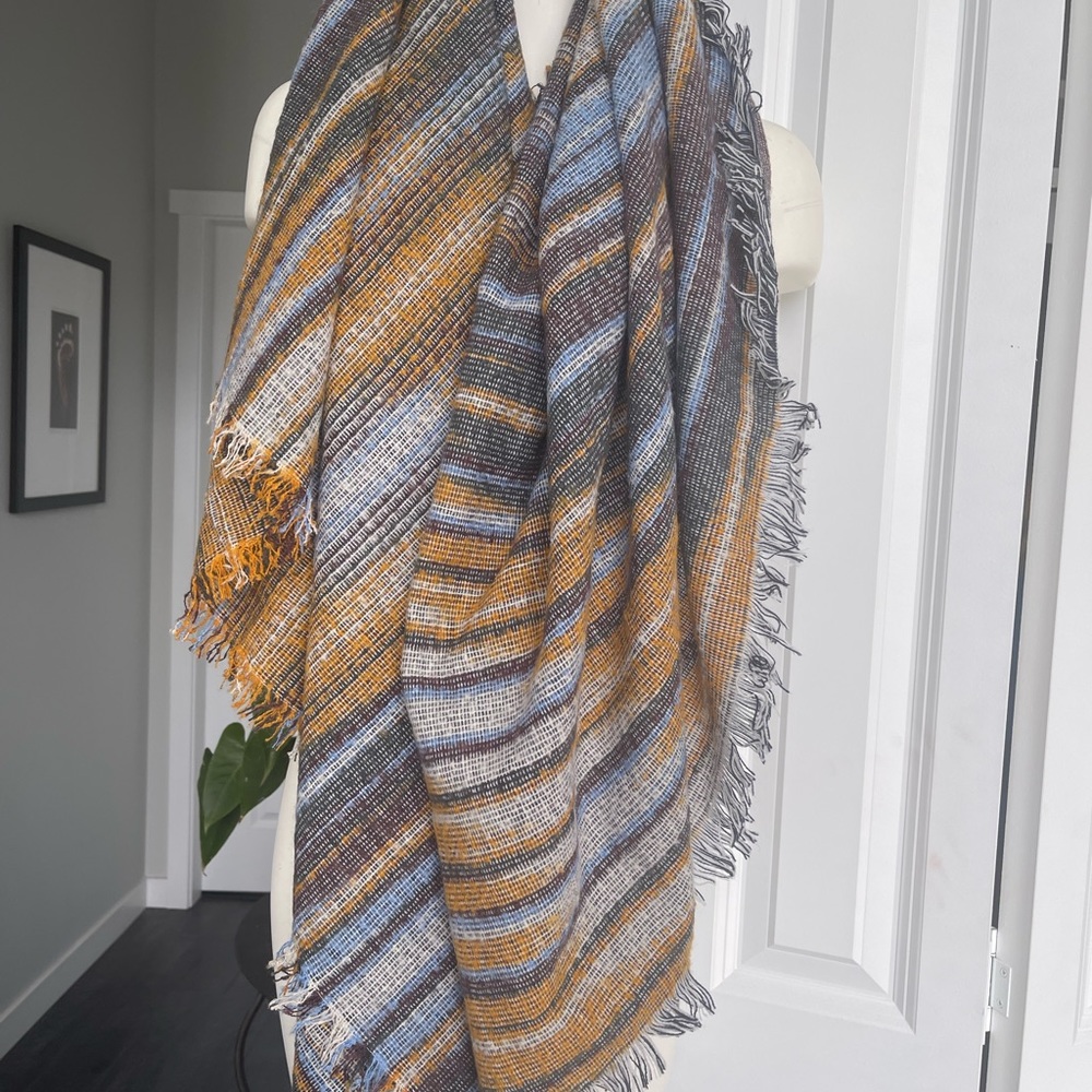 Beautiful shawl scarf, multi colored